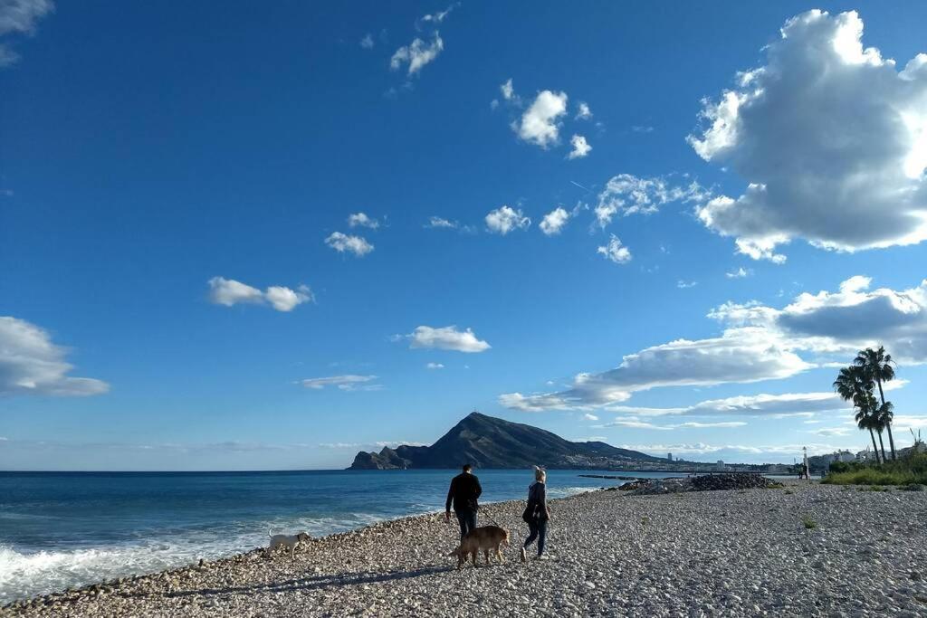 Beachfront Apt! Ac - Pool - Parking Apartment Altea Ngoại thất bức ảnh